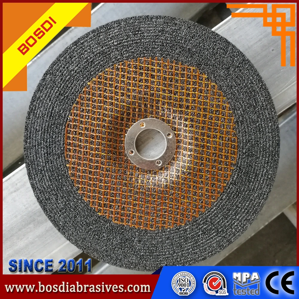 4.5" T27 Best Quality China Manufacturer Abrasive Resin Grinding Wheel Making Grinding Machine, Black Paper Cover, Asia/Europe Type